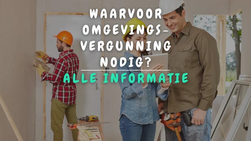 Banner Appartement - Waarvoor heb je een omgevingsvergunning nodig v2