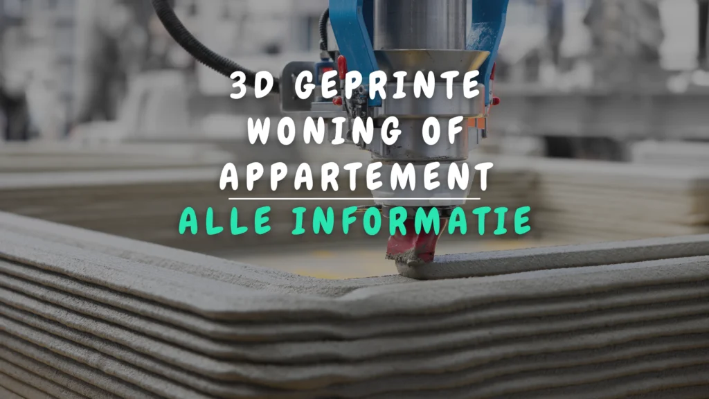 Banner Appartement - 3D geprinte woning of appartement_ Alles wat je moet weten