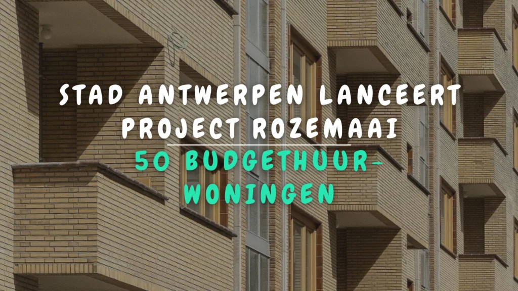 Banner Appartement - Stad Antwerpen lanceert project voor 50 budgethuurwoningen in Ekeren - De Fierensblokken © AG Vespa - Bart Gosselin