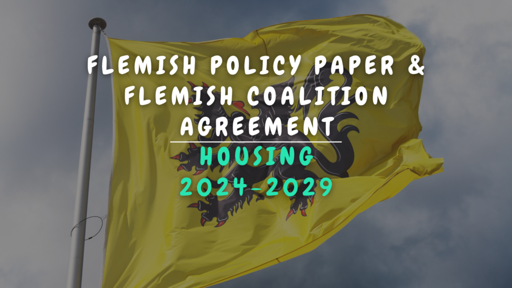 Banner Appartement - Flemish policy paper & flemish coalition agreement 2024-2029