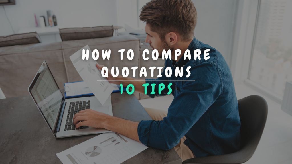 Banner Appartement - How to compare quotations: tips