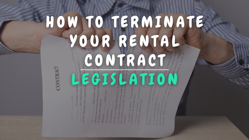 Banner Appartement - How to terminate your rental contract