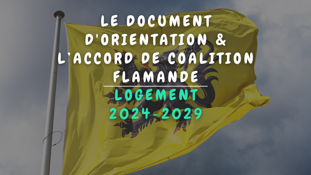 Banner Appartement - Le document d'orientation & l’accord de coalition flamande 2024-2029