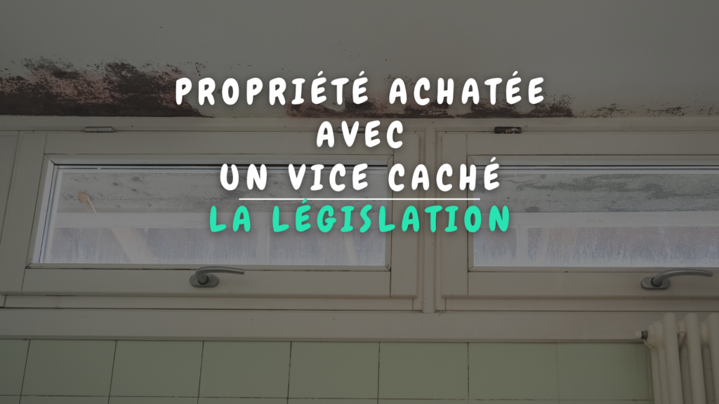 Banner Appartement - Propriété achatée avec un vice caché