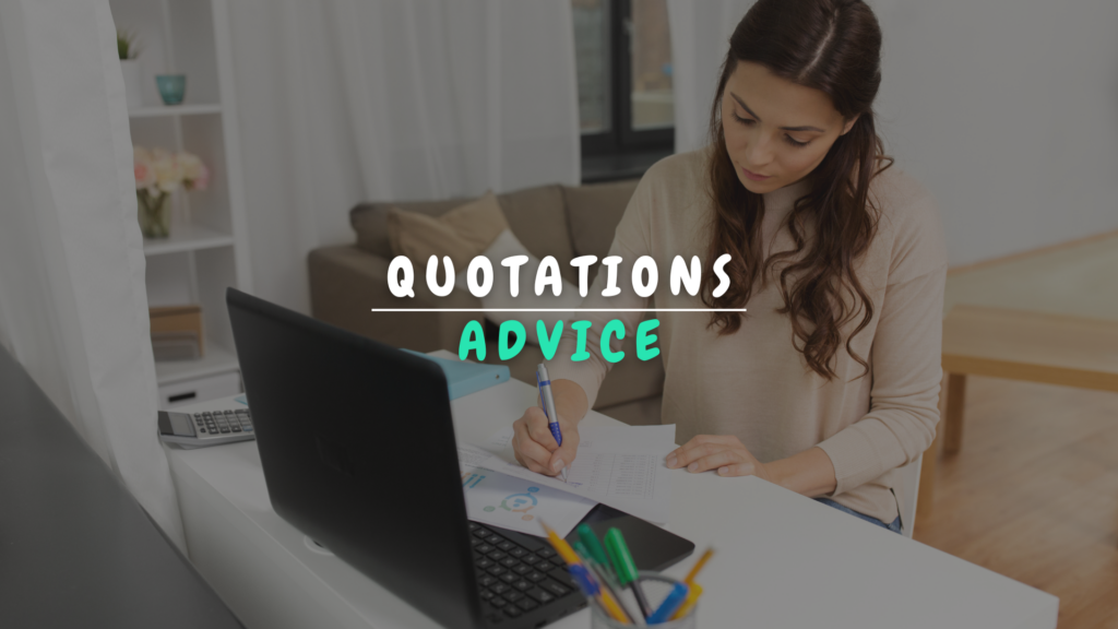 Banner Appartement - Quotations advice